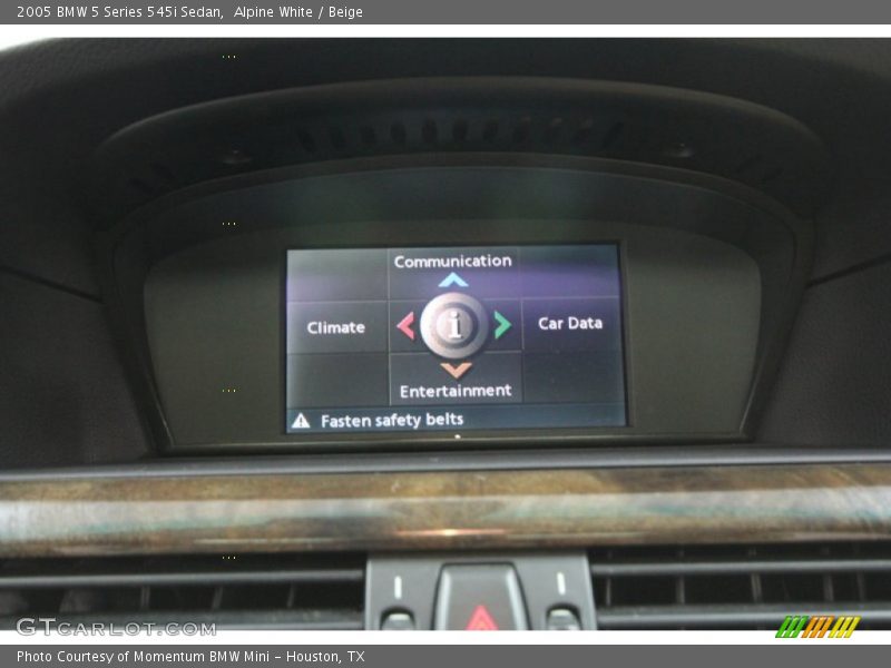 Alpine White / Beige 2005 BMW 5 Series 545i Sedan