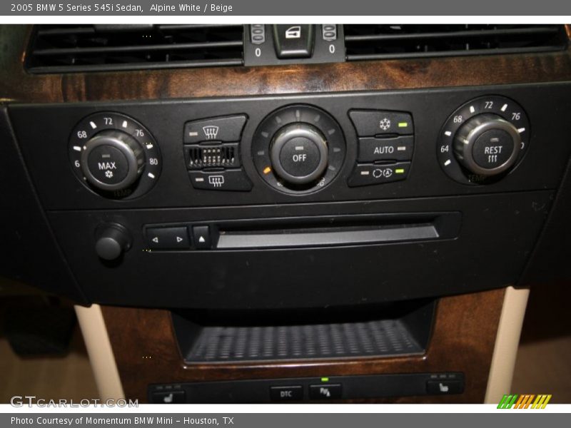 Alpine White / Beige 2005 BMW 5 Series 545i Sedan