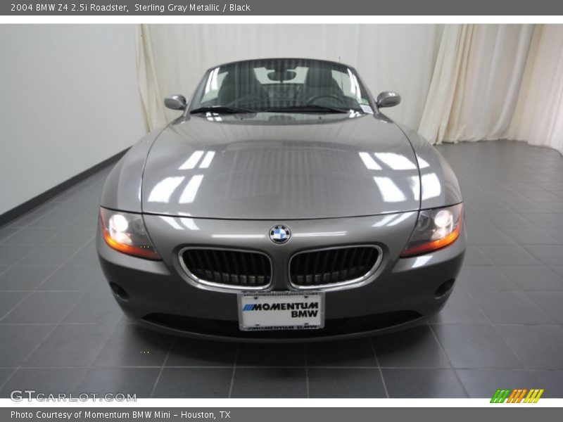 Sterling Gray Metallic / Black 2004 BMW Z4 2.5i Roadster