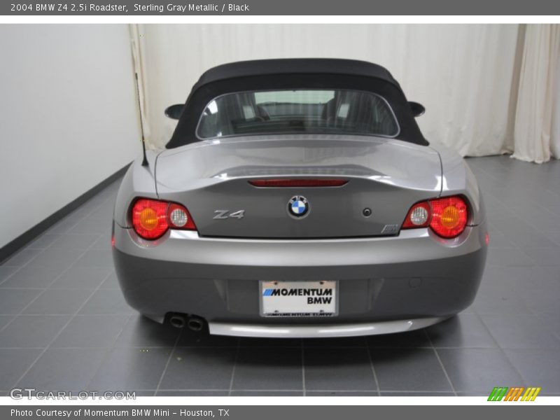 Sterling Gray Metallic / Black 2004 BMW Z4 2.5i Roadster