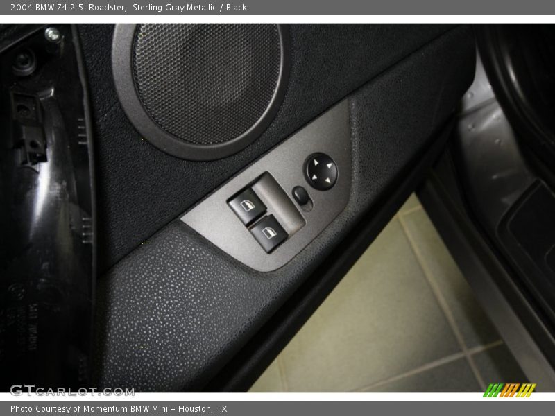 Sterling Gray Metallic / Black 2004 BMW Z4 2.5i Roadster