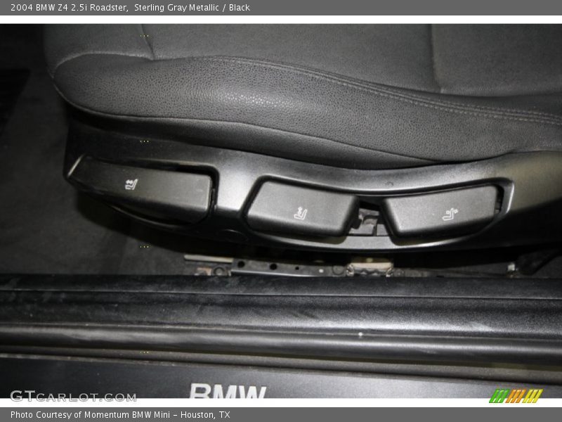 Sterling Gray Metallic / Black 2004 BMW Z4 2.5i Roadster