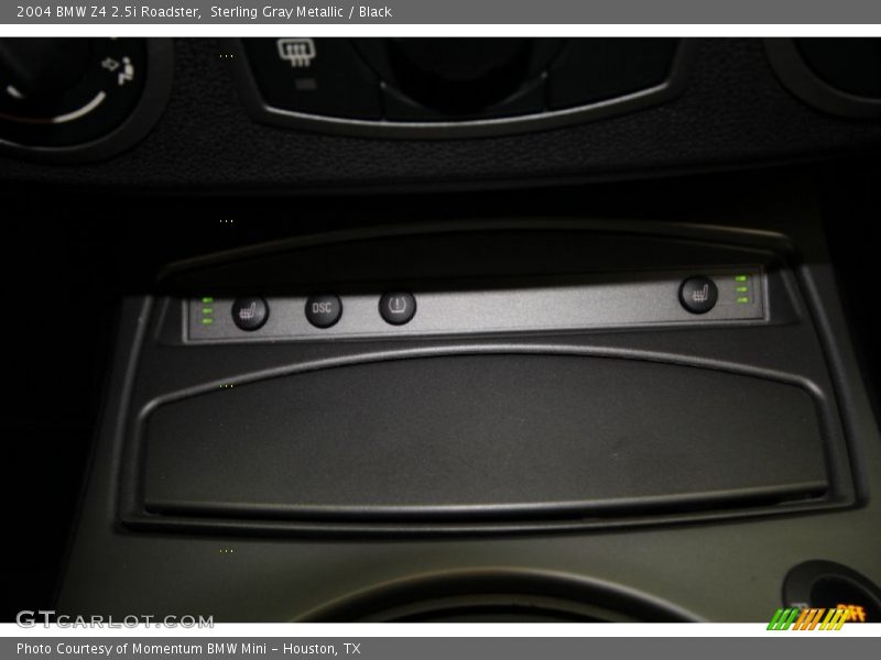 Sterling Gray Metallic / Black 2004 BMW Z4 2.5i Roadster