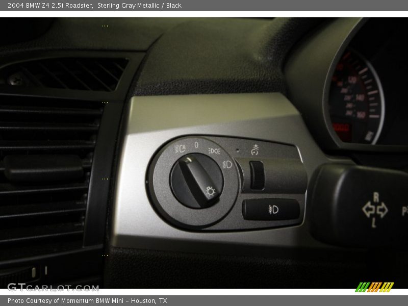 Sterling Gray Metallic / Black 2004 BMW Z4 2.5i Roadster