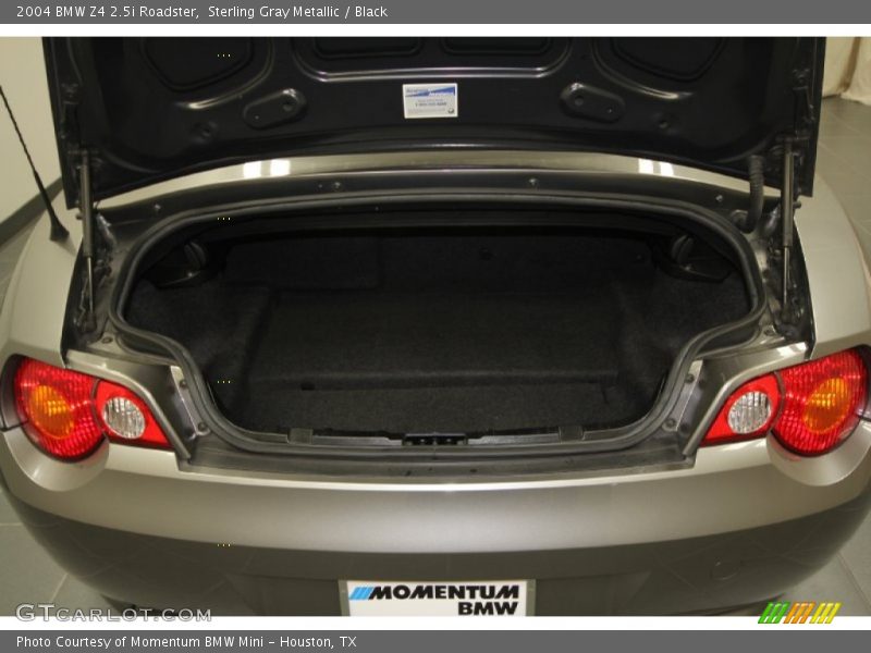 Sterling Gray Metallic / Black 2004 BMW Z4 2.5i Roadster