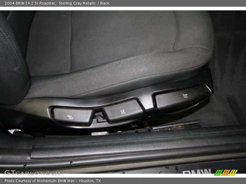 Sterling Gray Metallic / Black 2004 BMW Z4 2.5i Roadster