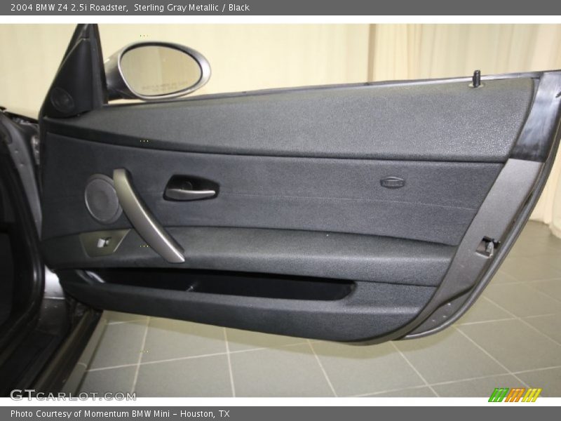 Sterling Gray Metallic / Black 2004 BMW Z4 2.5i Roadster