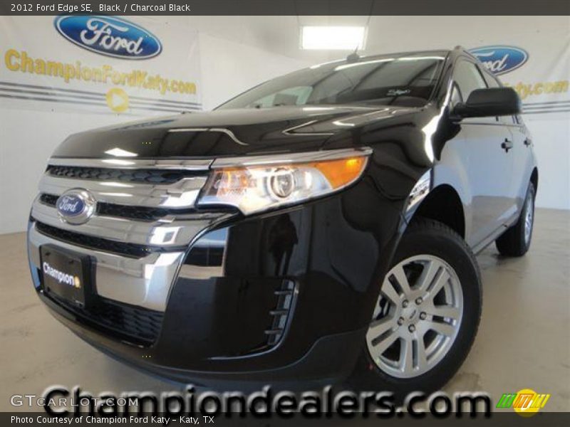 Black / Charcoal Black 2012 Ford Edge SE
