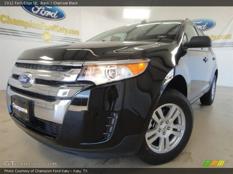 Black / Charcoal Black 2012 Ford Edge SE
