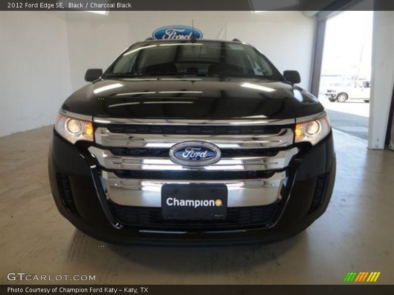 Black / Charcoal Black 2012 Ford Edge SE