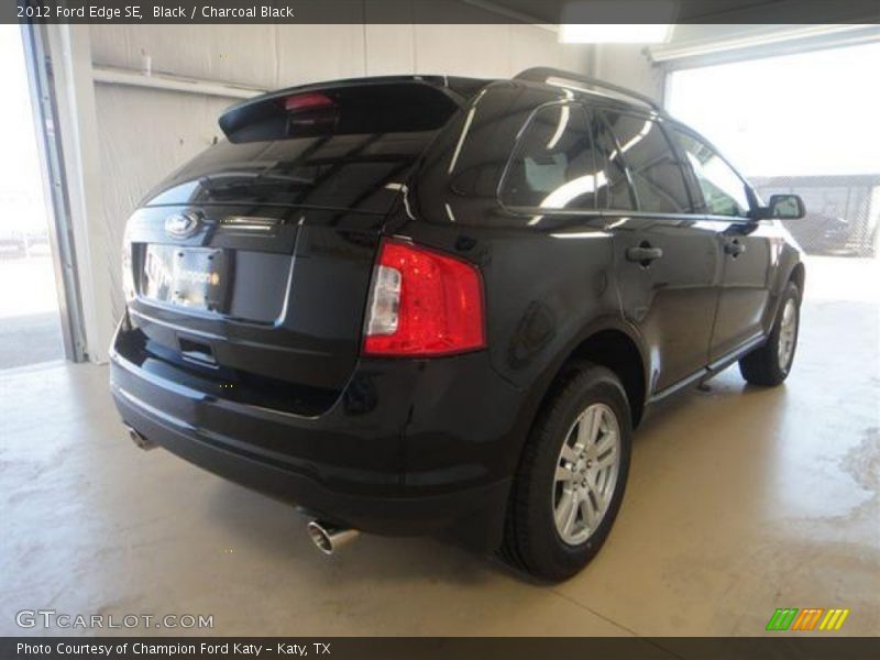 Black / Charcoal Black 2012 Ford Edge SE