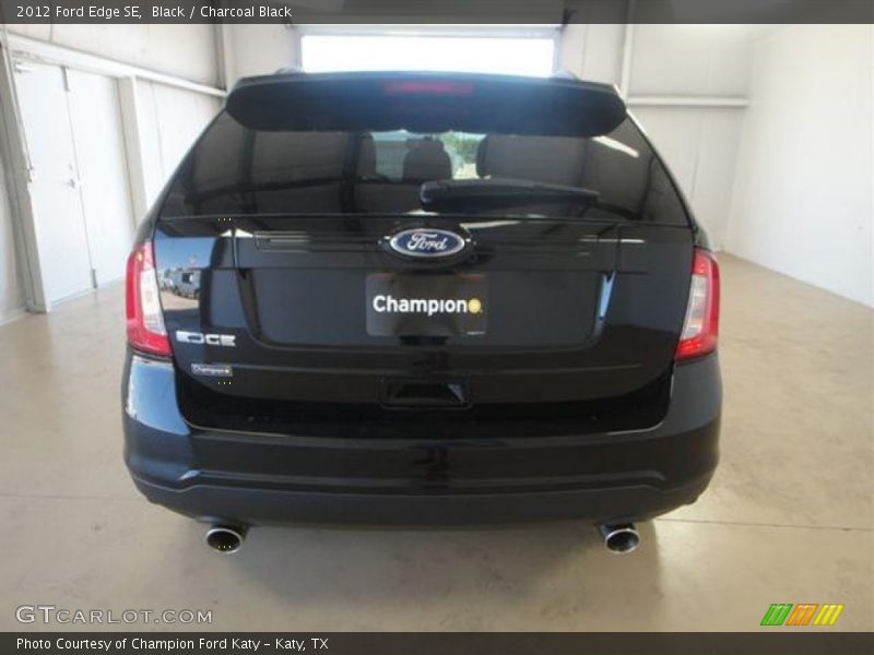 Black / Charcoal Black 2012 Ford Edge SE