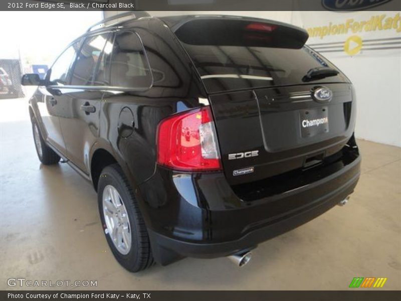 Black / Charcoal Black 2012 Ford Edge SE