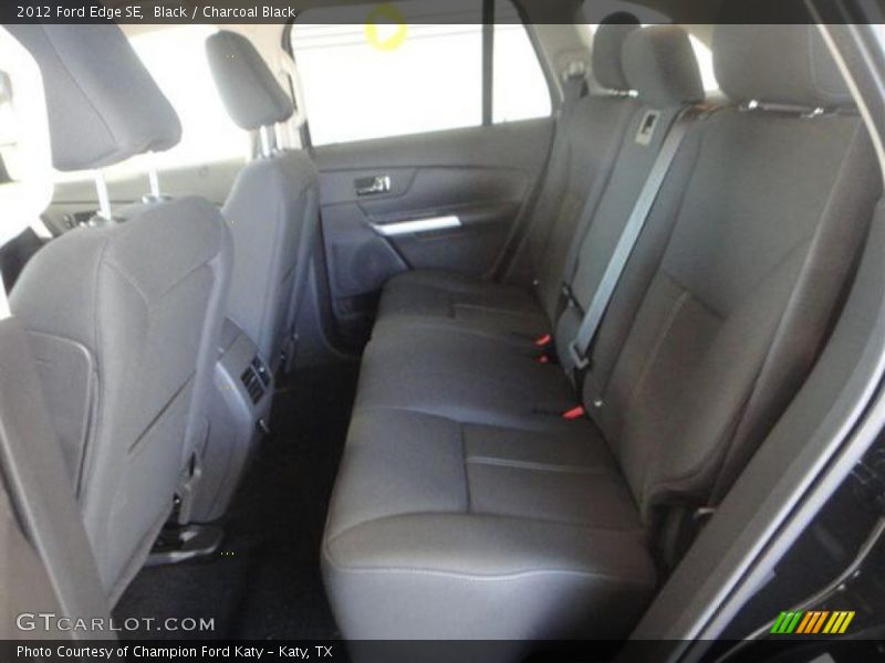 Black / Charcoal Black 2012 Ford Edge SE