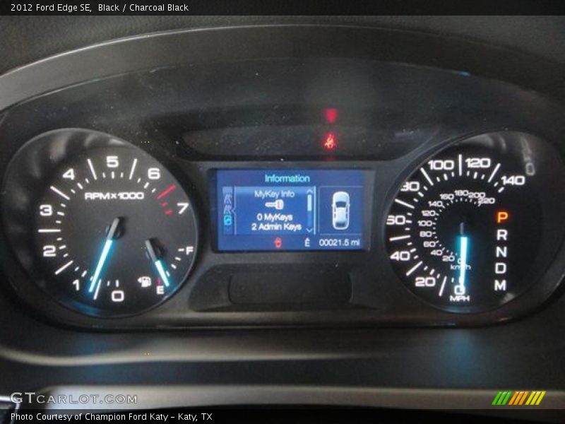  2012 Edge SE SE Gauges