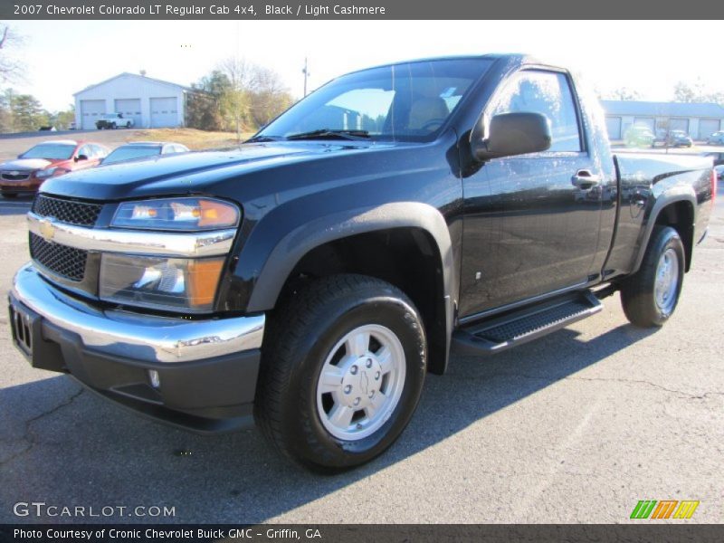 Black / Light Cashmere 2007 Chevrolet Colorado LT Regular Cab 4x4