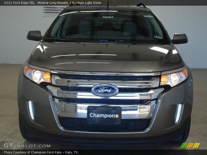 Mineral Grey Metallic / Medium Light Stone 2012 Ford Edge SEL