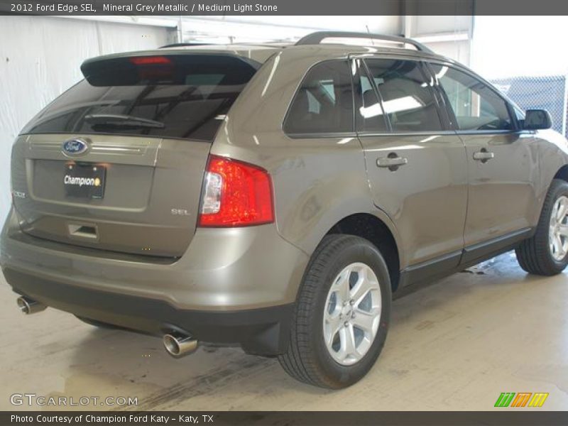 Mineral Grey Metallic / Medium Light Stone 2012 Ford Edge SEL