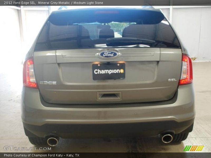 Mineral Grey Metallic / Medium Light Stone 2012 Ford Edge SEL