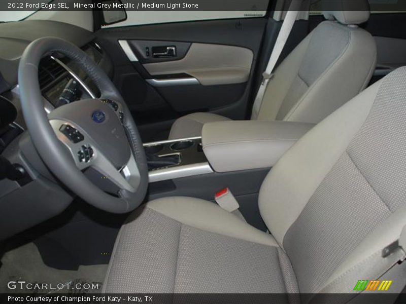 Mineral Grey Metallic / Medium Light Stone 2012 Ford Edge SEL