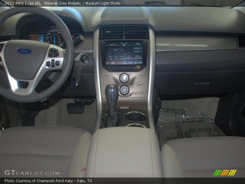 Mineral Grey Metallic / Medium Light Stone 2012 Ford Edge SEL
