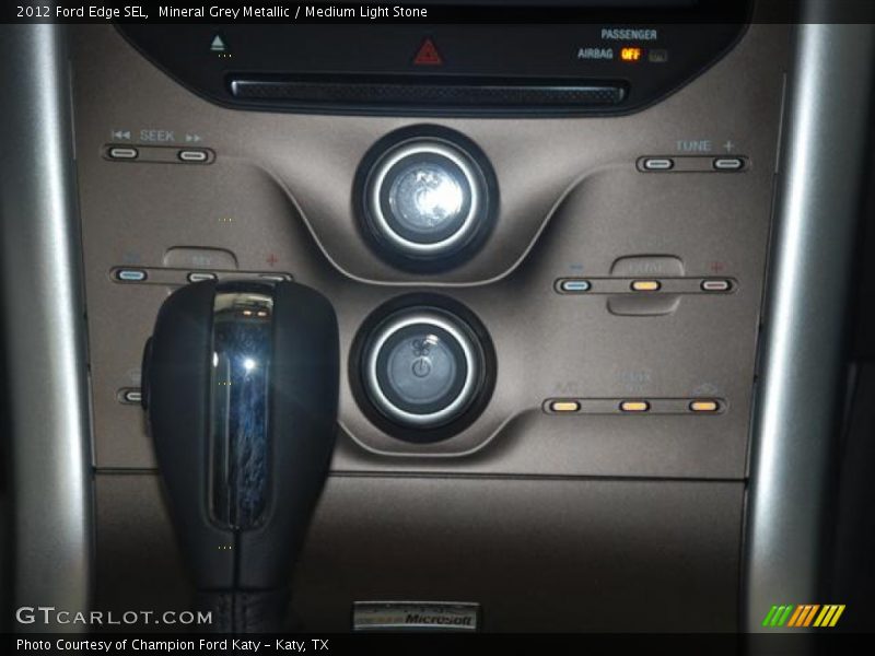 Mineral Grey Metallic / Medium Light Stone 2012 Ford Edge SEL