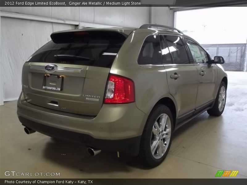 Ginger Ale Metallic / Medium Light Stone 2012 Ford Edge Limited EcoBoost