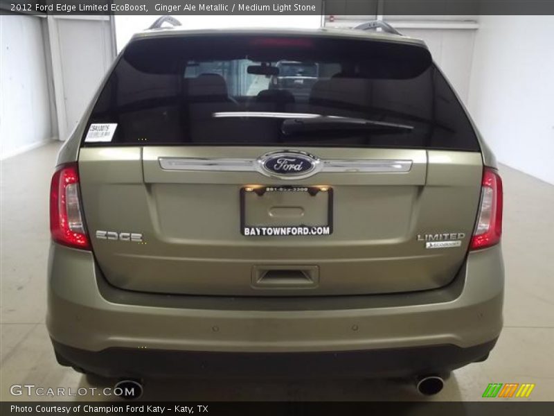 Ginger Ale Metallic / Medium Light Stone 2012 Ford Edge Limited EcoBoost