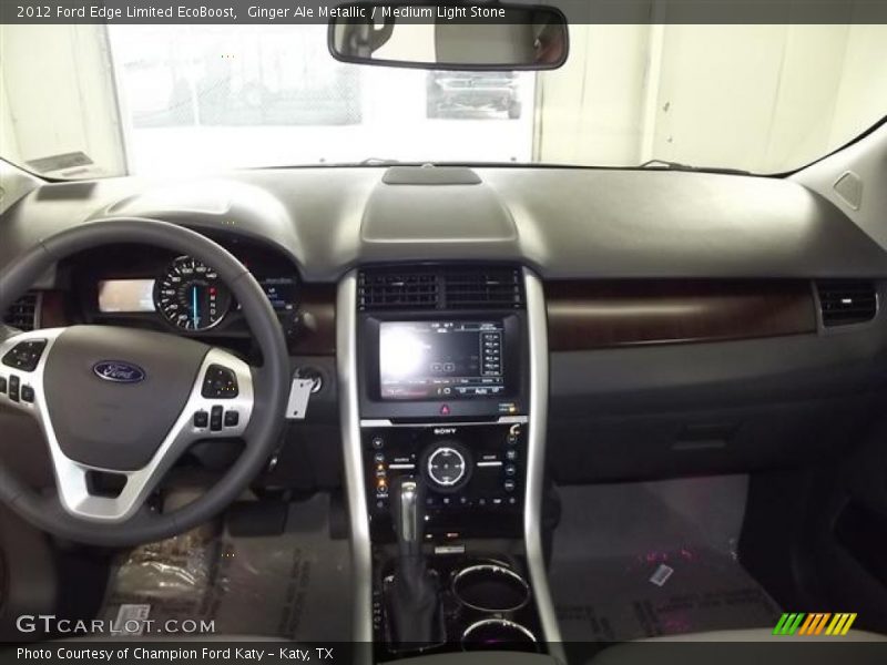 Ginger Ale Metallic / Medium Light Stone 2012 Ford Edge Limited EcoBoost
