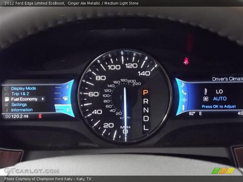 Ginger Ale Metallic / Medium Light Stone 2012 Ford Edge Limited EcoBoost