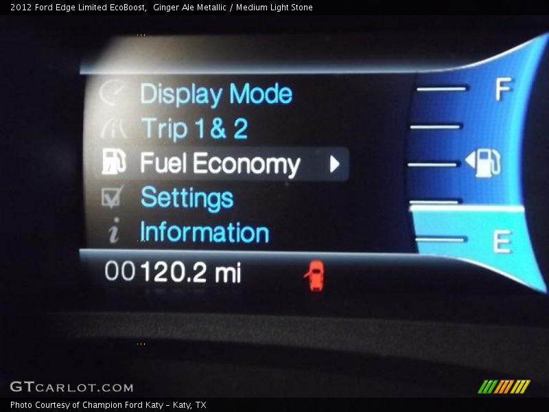 Ginger Ale Metallic / Medium Light Stone 2012 Ford Edge Limited EcoBoost