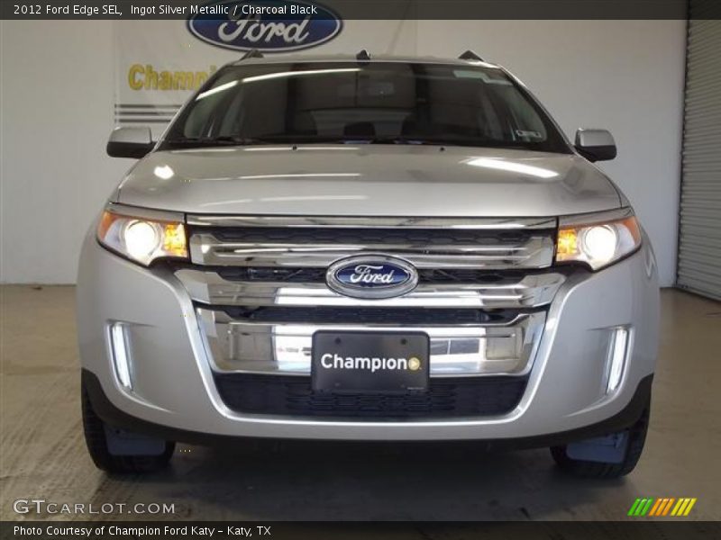 Ingot Silver Metallic / Charcoal Black 2012 Ford Edge SEL