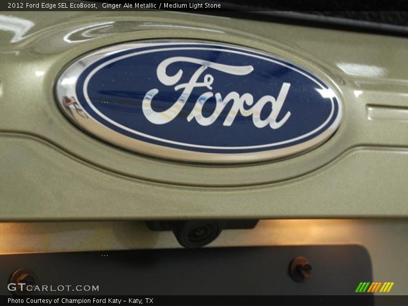 Ginger Ale Metallic / Medium Light Stone 2012 Ford Edge SEL EcoBoost