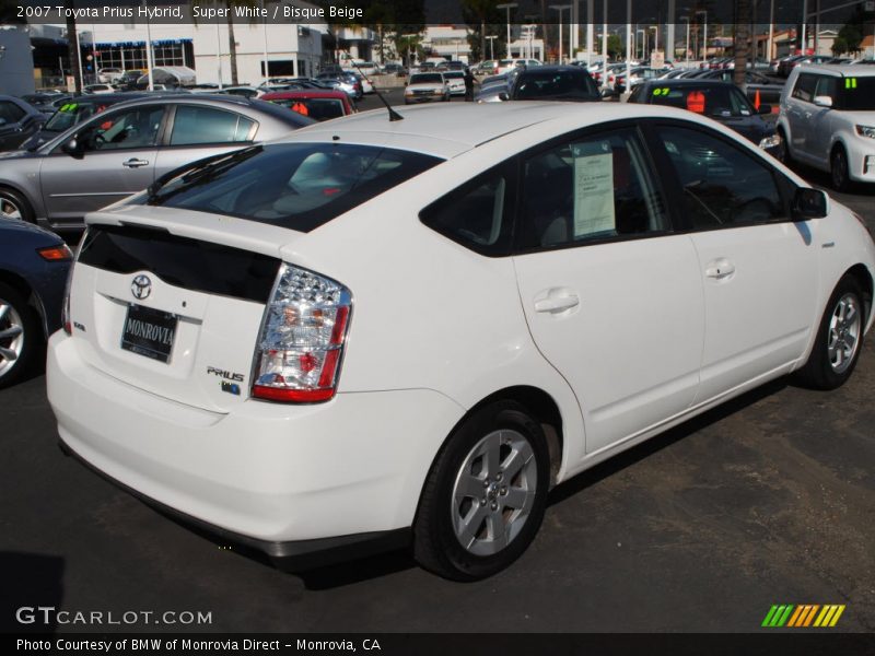 Super White / Bisque Beige 2007 Toyota Prius Hybrid
