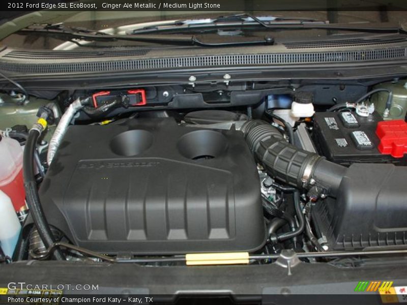 Ginger Ale Metallic / Medium Light Stone 2012 Ford Edge SEL EcoBoost