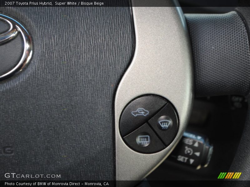 Super White / Bisque Beige 2007 Toyota Prius Hybrid