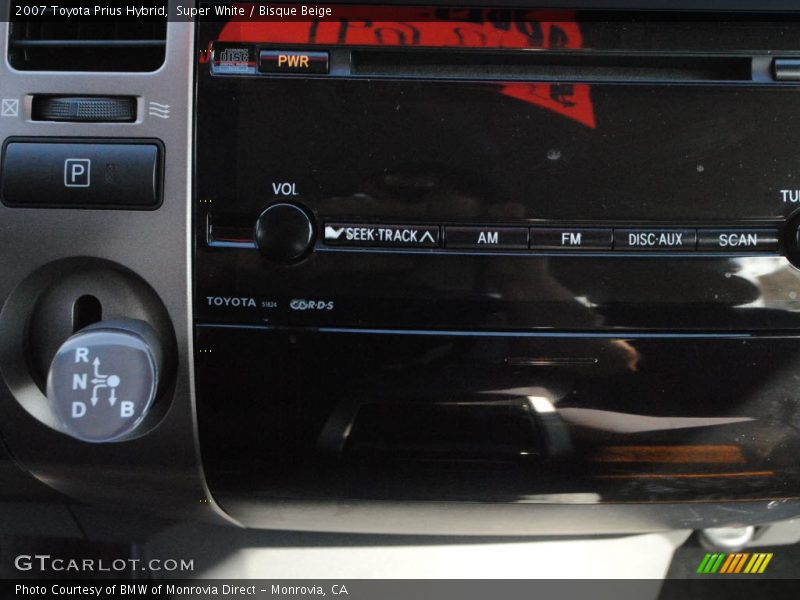 Super White / Bisque Beige 2007 Toyota Prius Hybrid