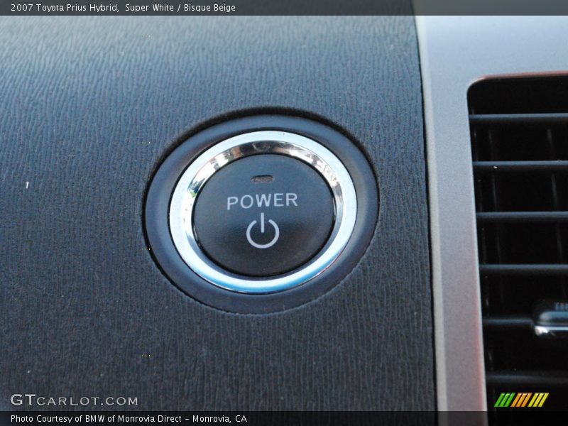 Super White / Bisque Beige 2007 Toyota Prius Hybrid