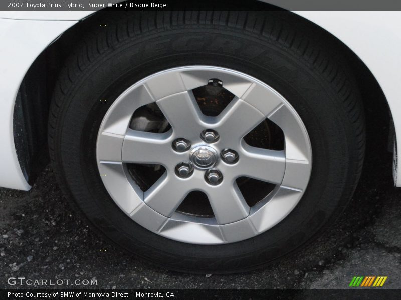 Super White / Bisque Beige 2007 Toyota Prius Hybrid