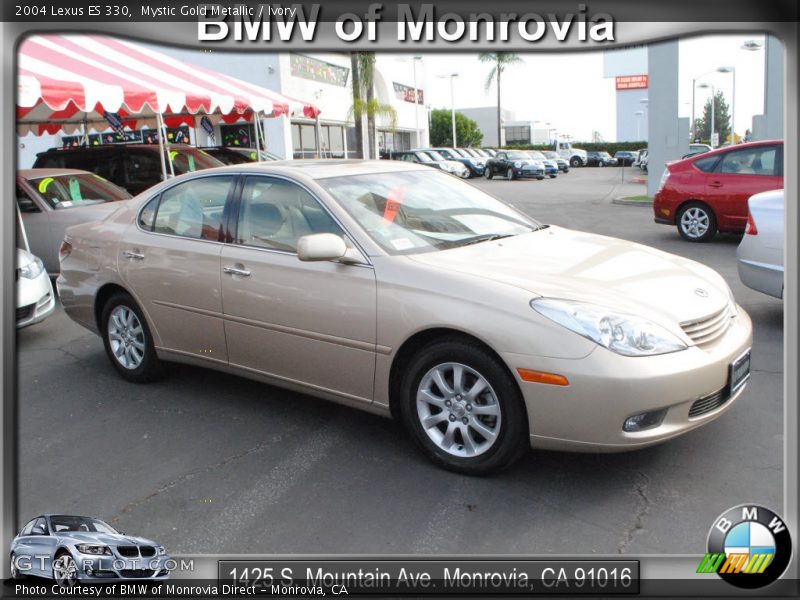 Mystic Gold Metallic / Ivory 2004 Lexus ES 330