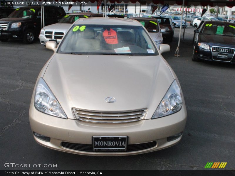 Mystic Gold Metallic / Ivory 2004 Lexus ES 330