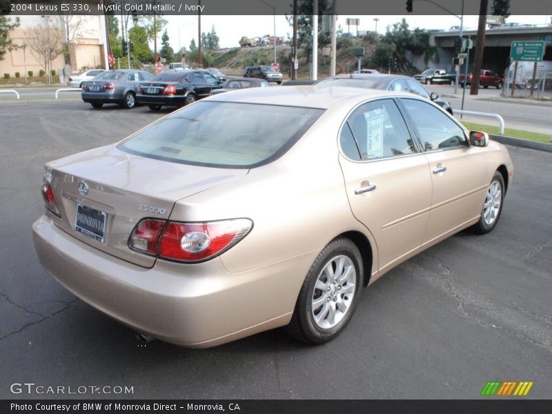 Mystic Gold Metallic / Ivory 2004 Lexus ES 330