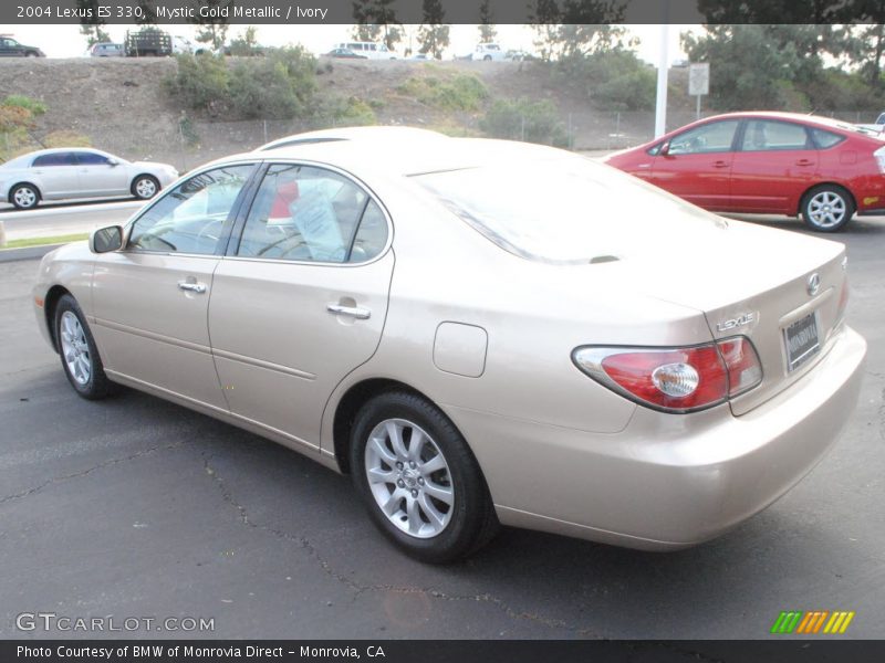 Mystic Gold Metallic / Ivory 2004 Lexus ES 330