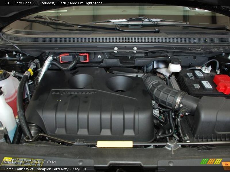 Black / Medium Light Stone 2012 Ford Edge SEL EcoBoost