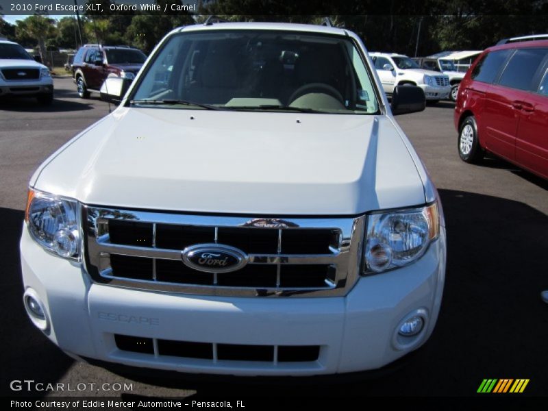 Oxford White / Camel 2010 Ford Escape XLT