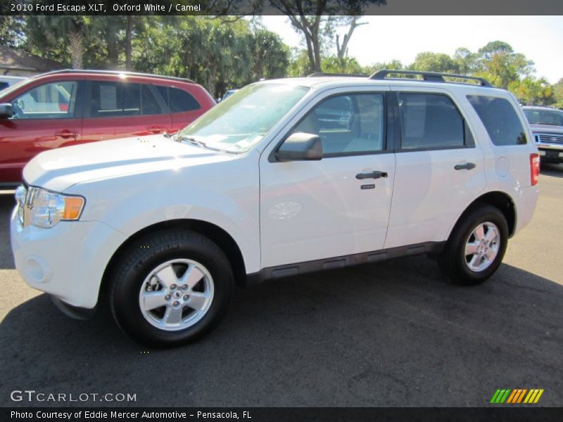 Oxford White / Camel 2010 Ford Escape XLT