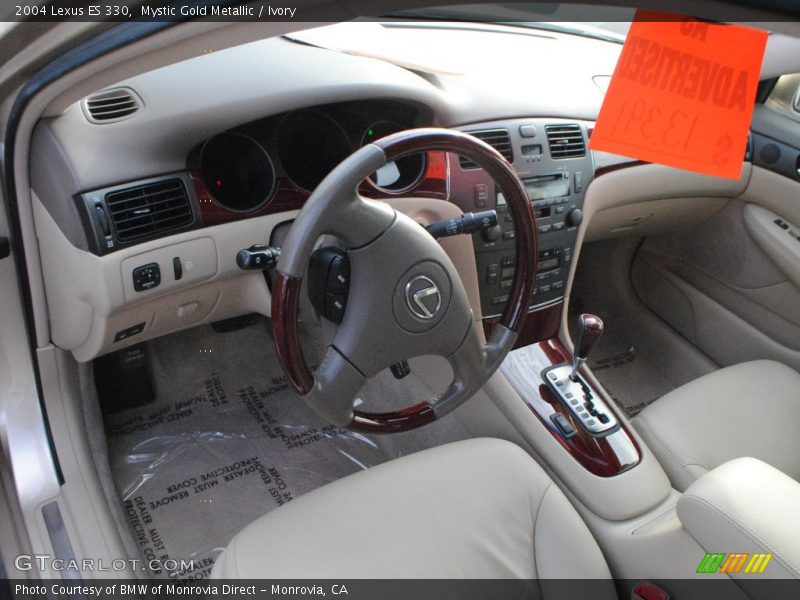 Mystic Gold Metallic / Ivory 2004 Lexus ES 330