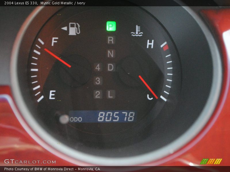Mystic Gold Metallic / Ivory 2004 Lexus ES 330