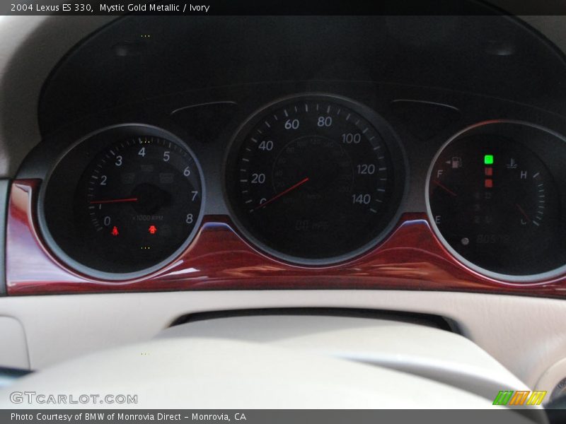 Mystic Gold Metallic / Ivory 2004 Lexus ES 330