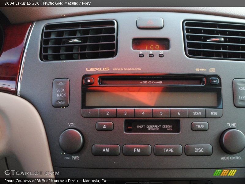 Mystic Gold Metallic / Ivory 2004 Lexus ES 330